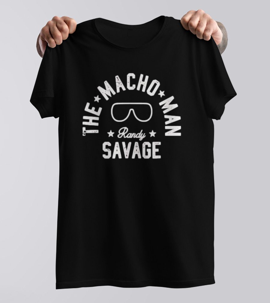 The Macho Man Randy Savage Iconic Sunglasses Star T-Shirt