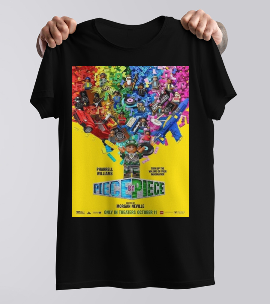PHARRELL WILLIAMS PIECE BY PIECE TURN UP THE VOLUME OF YOUR IMAGINATION RELEASING IN THEATERS OCTOBER 11 T-Shirt