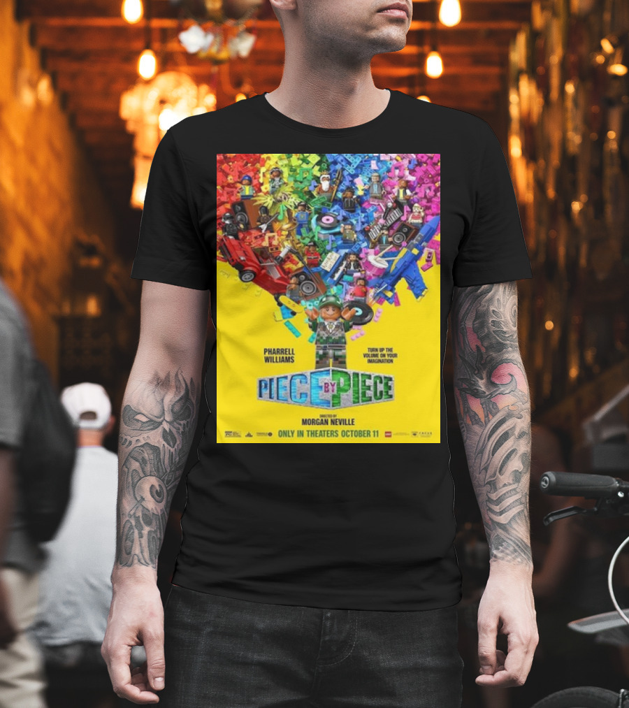 PHARRELL WILLIAMS PIECE BY PIECE TURN UP THE VOLUME OF YOUR IMAGINATION RELEASING IN THEATERS OCTOBER 11 T-Shirt