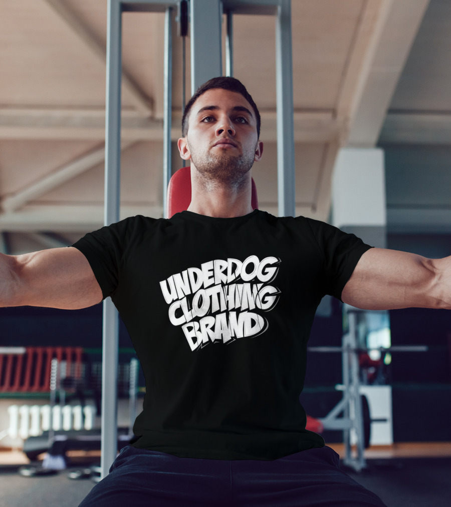 UNDERDOG CLOTHING BRAND Streetwear Bold Lettering T-Shirt