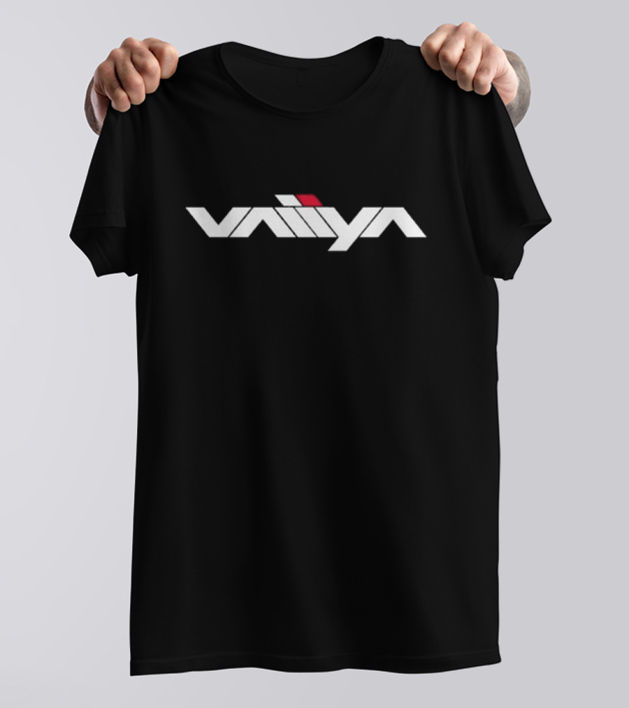 Vaiiya Retro Futuristic Typography T-Shirt