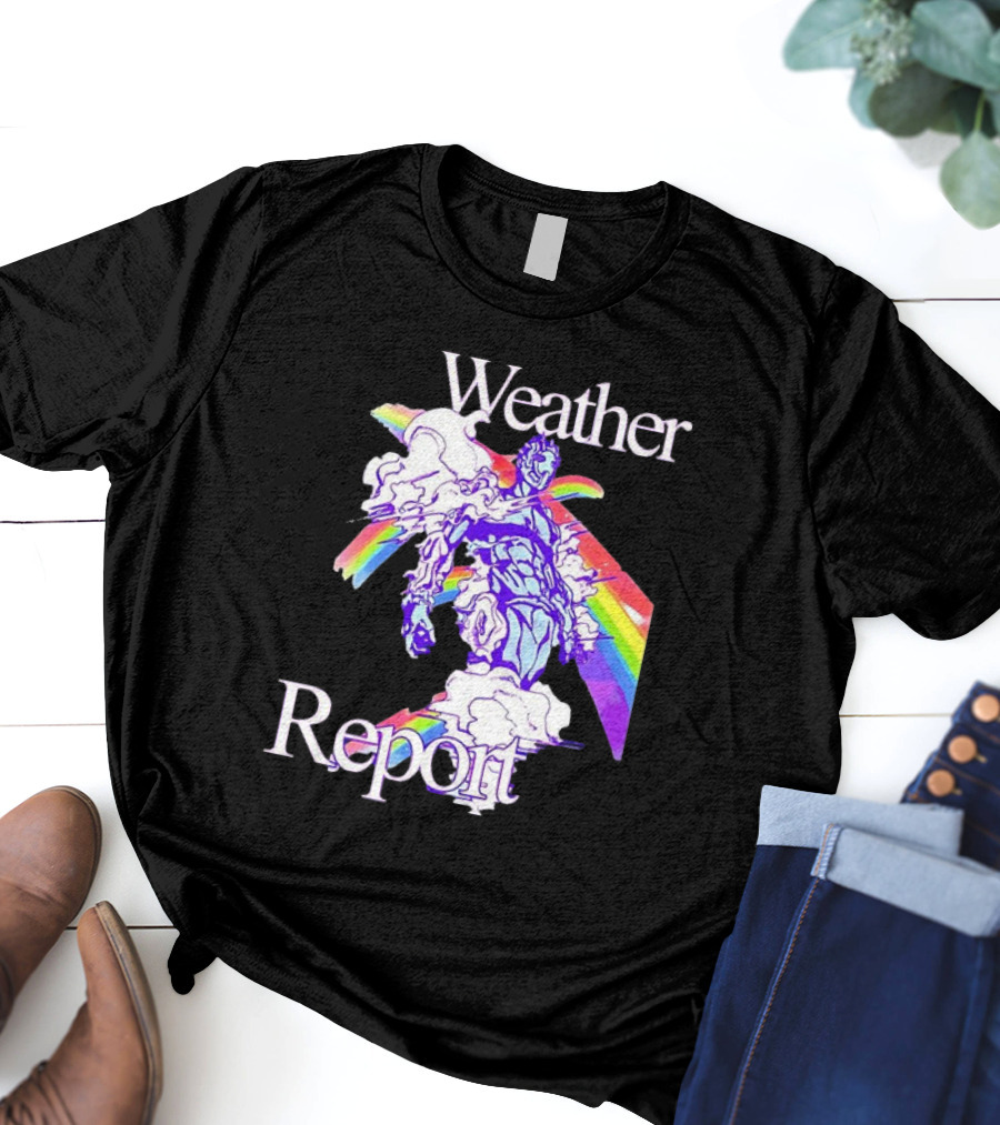 Weather Report JoJo's Bizarre Adventure Rainbow Character T-Shirt
