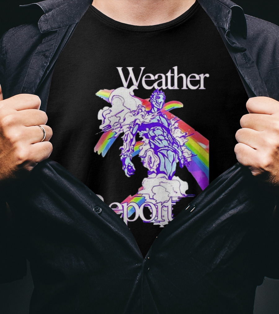 Weather Report JoJo's Bizarre Adventure Rainbow Character T-Shirt
