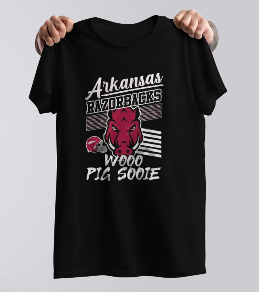 Arkansas Razorbacks Wooo Pig Sooie Team T-Shirt