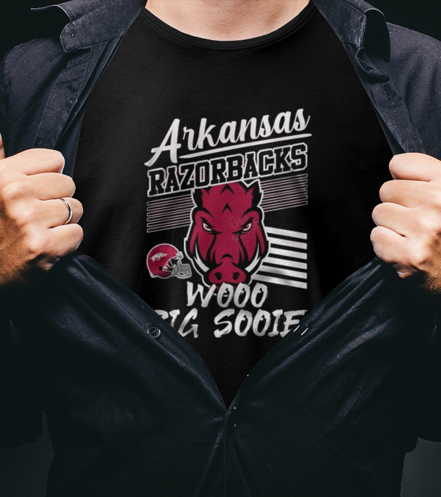 Arkansas Razorbacks Wooo Pig Sooie Team T-Shirt