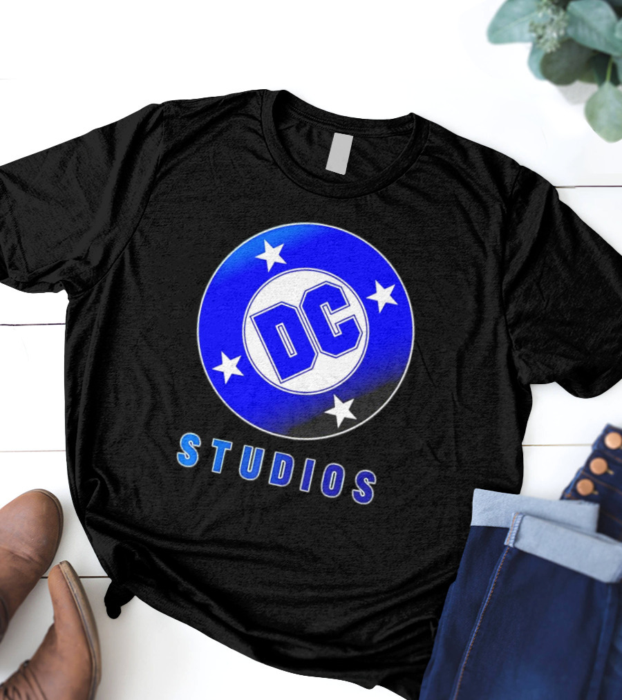 James Gunn DC Studios Logo With Stars T-Shirt