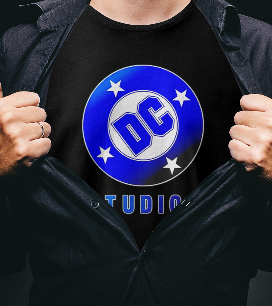 James Gunn DC Studios Logo With Stars T-Shirt