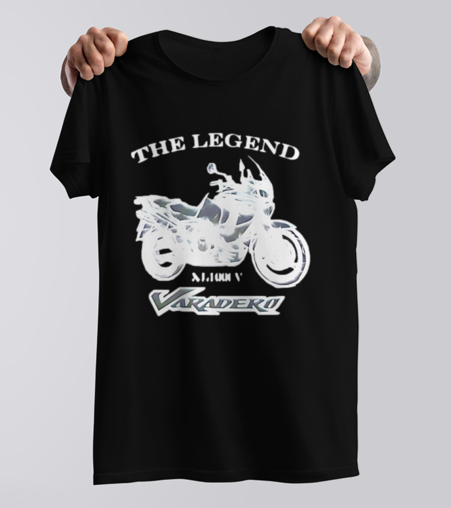 The Legend Varadero XL1000V Motorcycle Icon Text Highlight T-Shirt