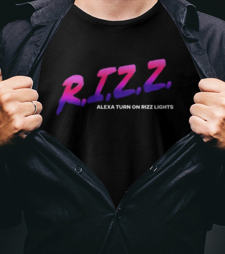 Goose Wayne Alexa Turn On Rizz Lights R.I.Z.Z T-Shirt