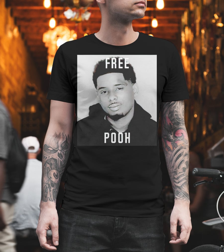 Free Pooh Shiesty American Rapper T-Shirt