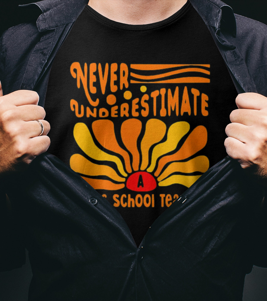Never Underestimate A Public School Teacher T-Shirt
