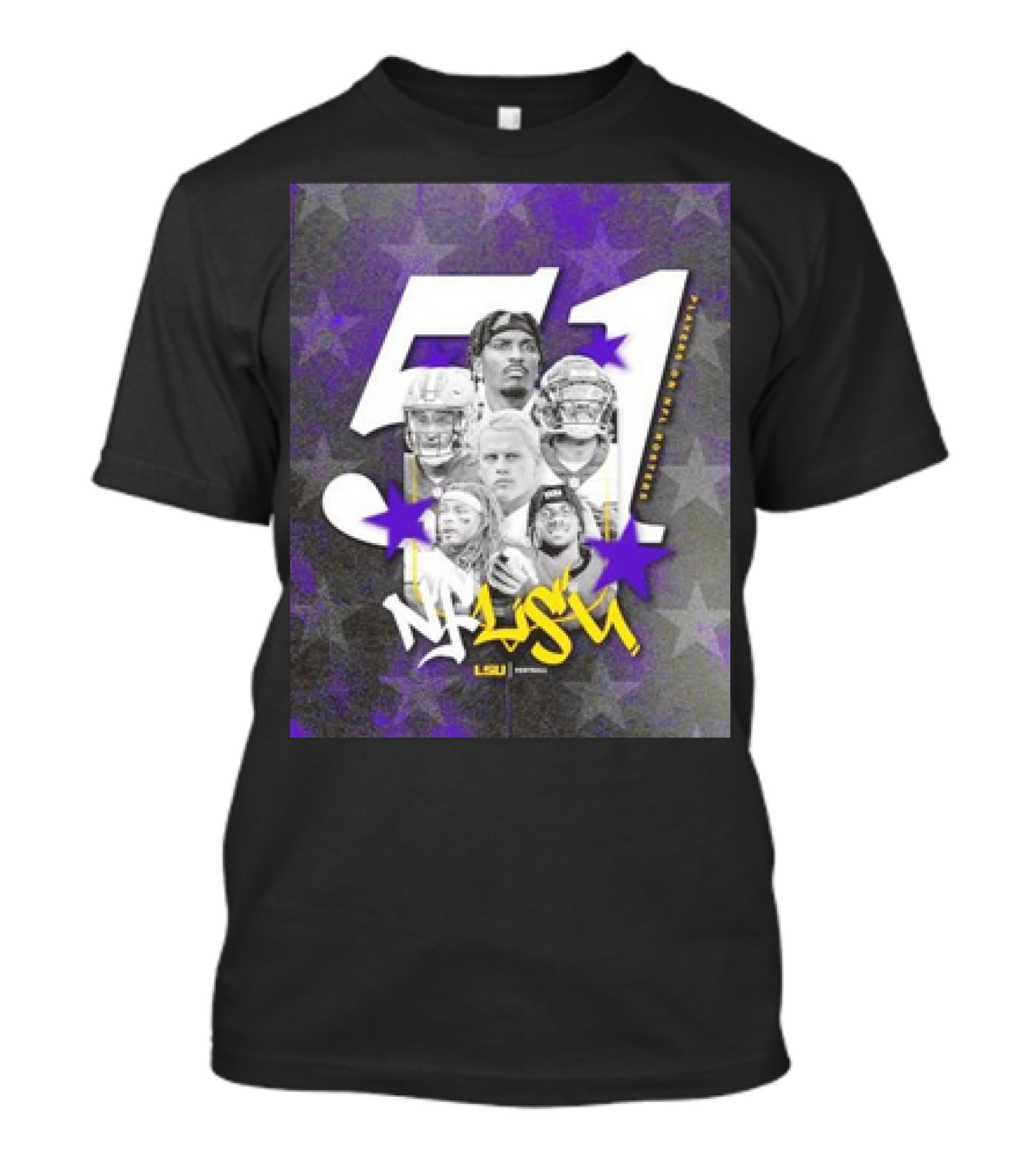 LSU Tigers NFLSU NFL Rosters Legends 51 Superstars T-Shirt
