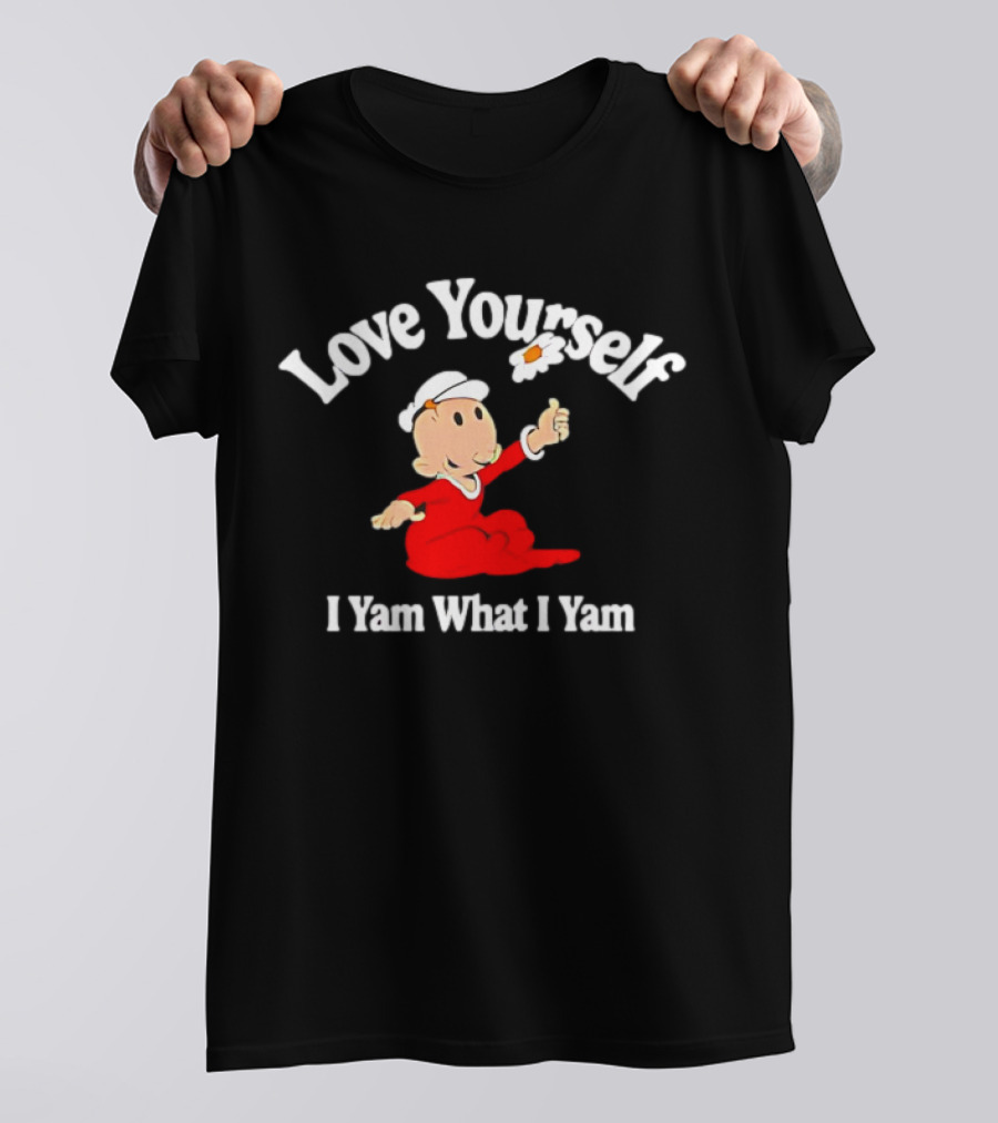 Popeye Love Yourself I Yam What I Yam Thumbs Up T-Shirt