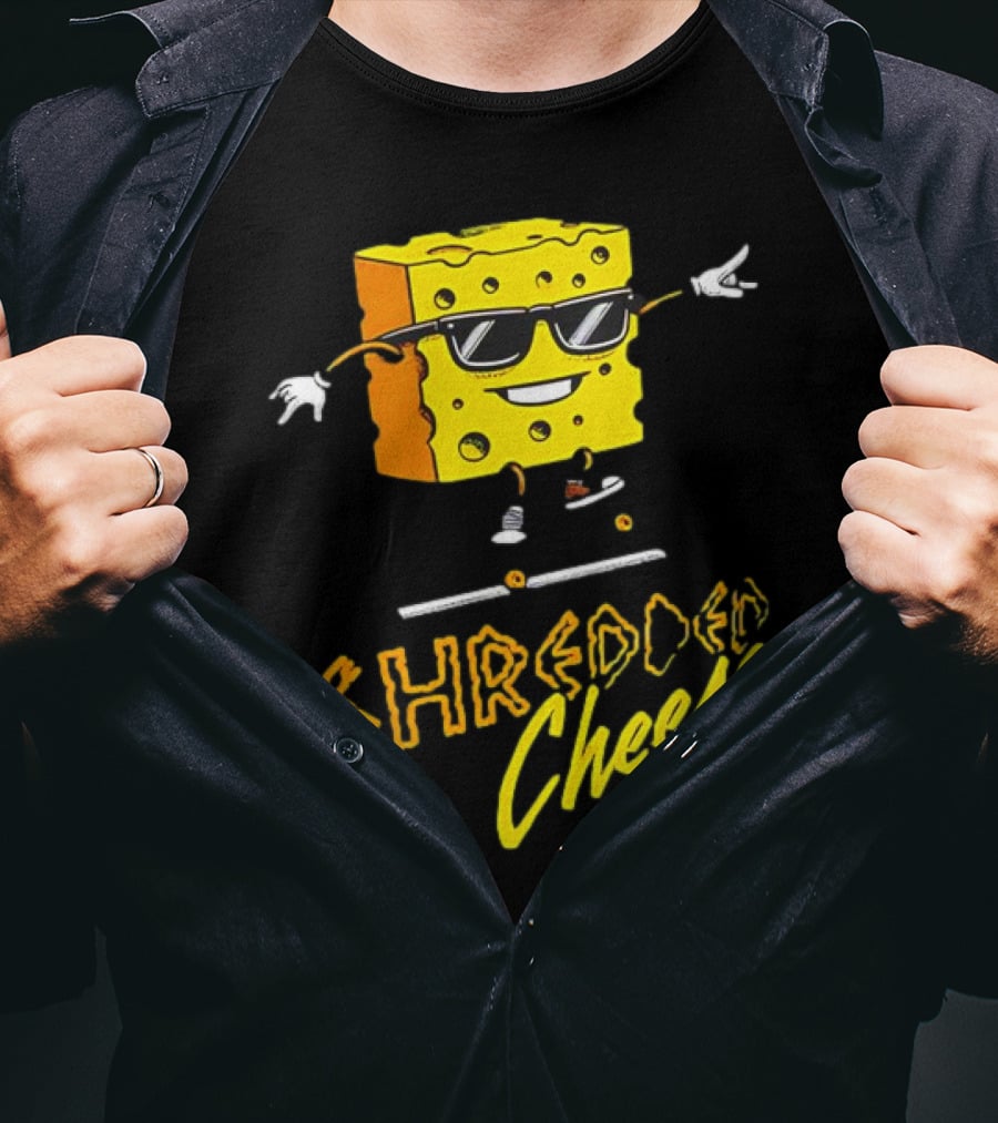 Shredded Cheese Skating Sunglasses Skateboard 2.0 T-Shirt
