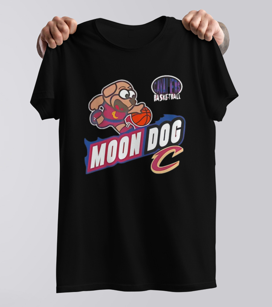 Cavaliers Basketball Moon Dog C T-Shirt