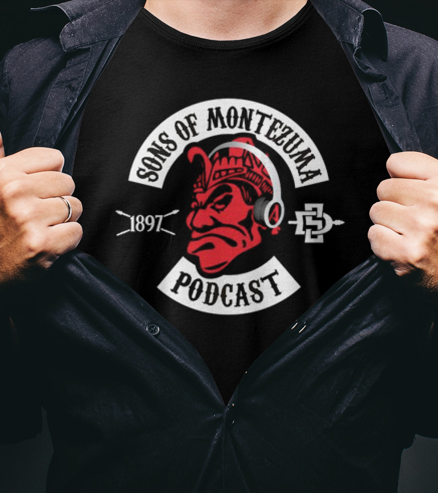 Sons Of Montezuma Podcast 1897 SDSU T-Shirt