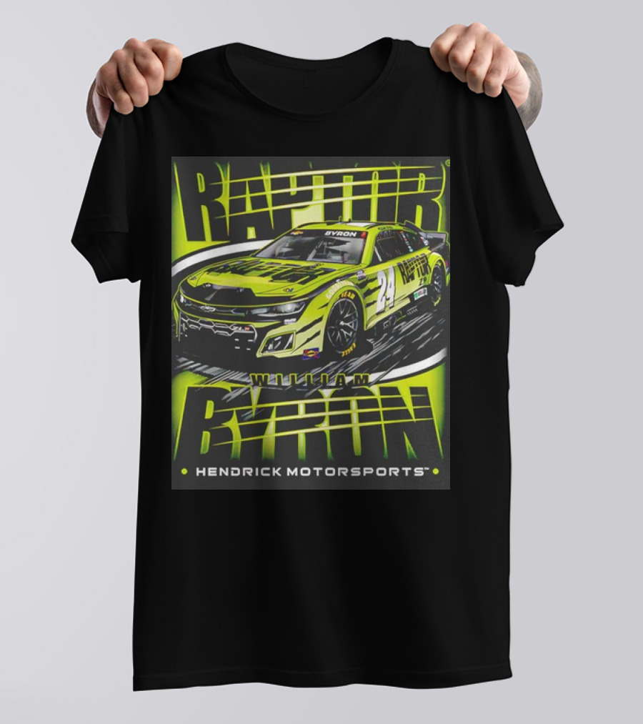 William Byron Raptor Car NASCAR Hendrick Motorsports Collection T-Shirt