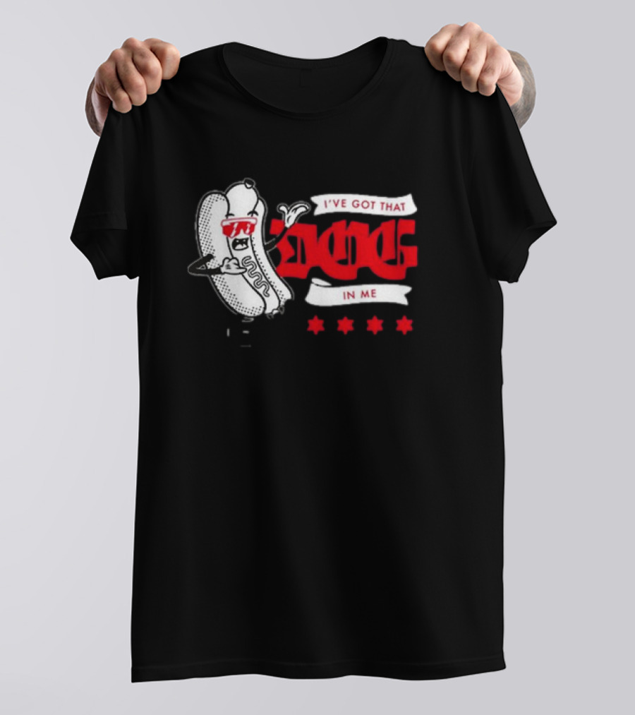 C2E2 I've Got That Dog Hot Dog Character With Stars T-Shirt