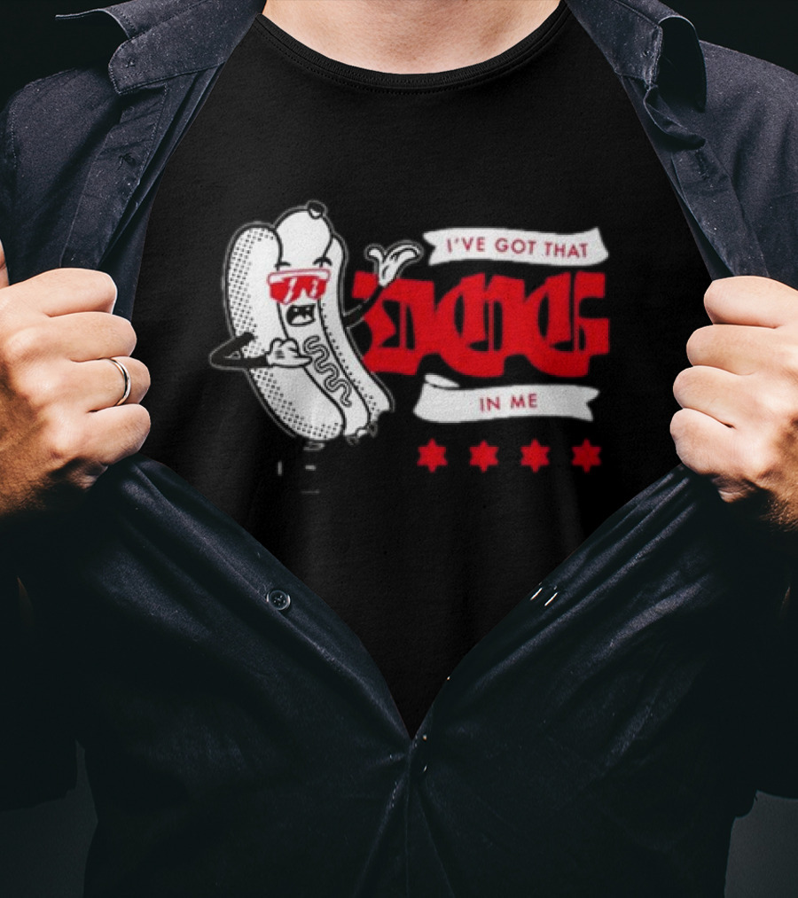 C2E2 I've Got That Dog Hot Dog Character With Stars T-Shirt