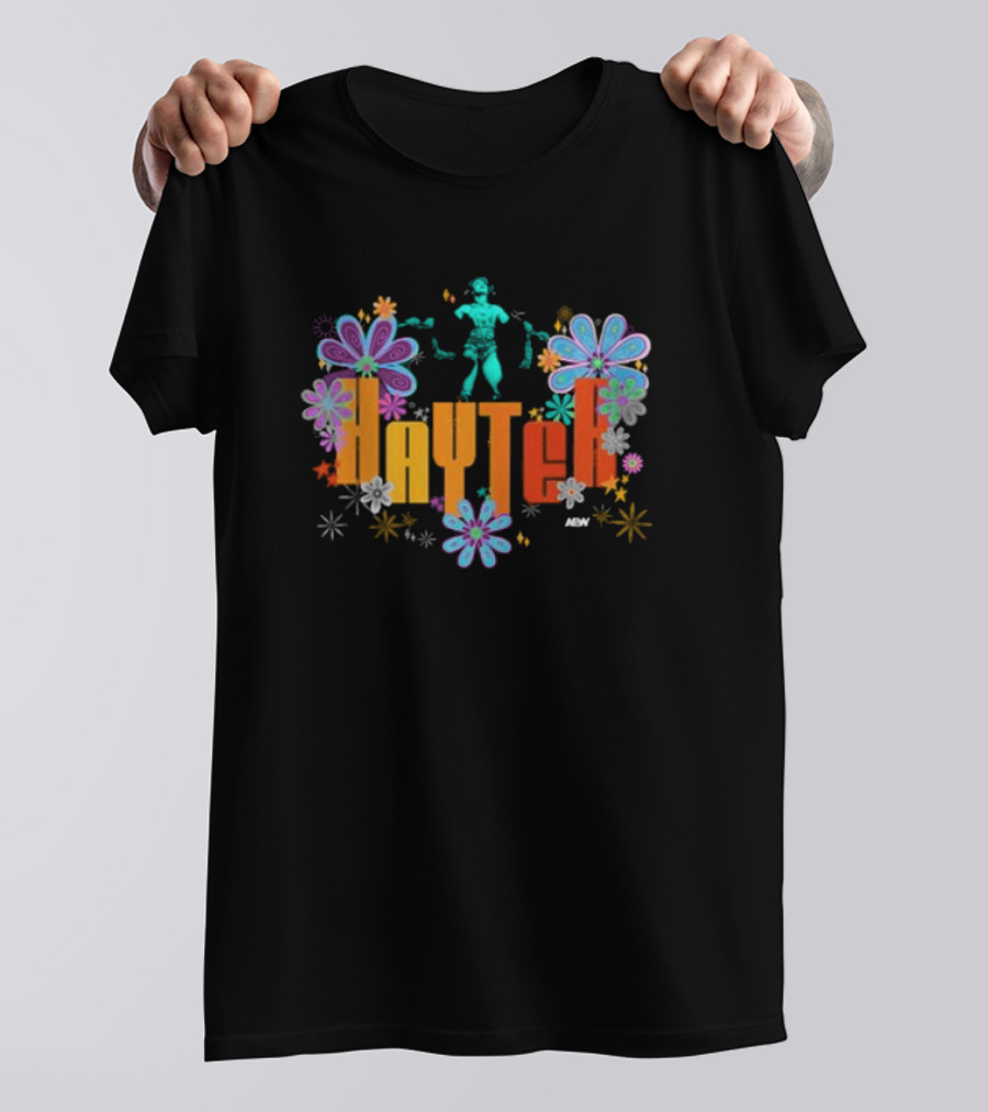 AEW Jamie Hayter Flower Power Retro Champion T-Shirt