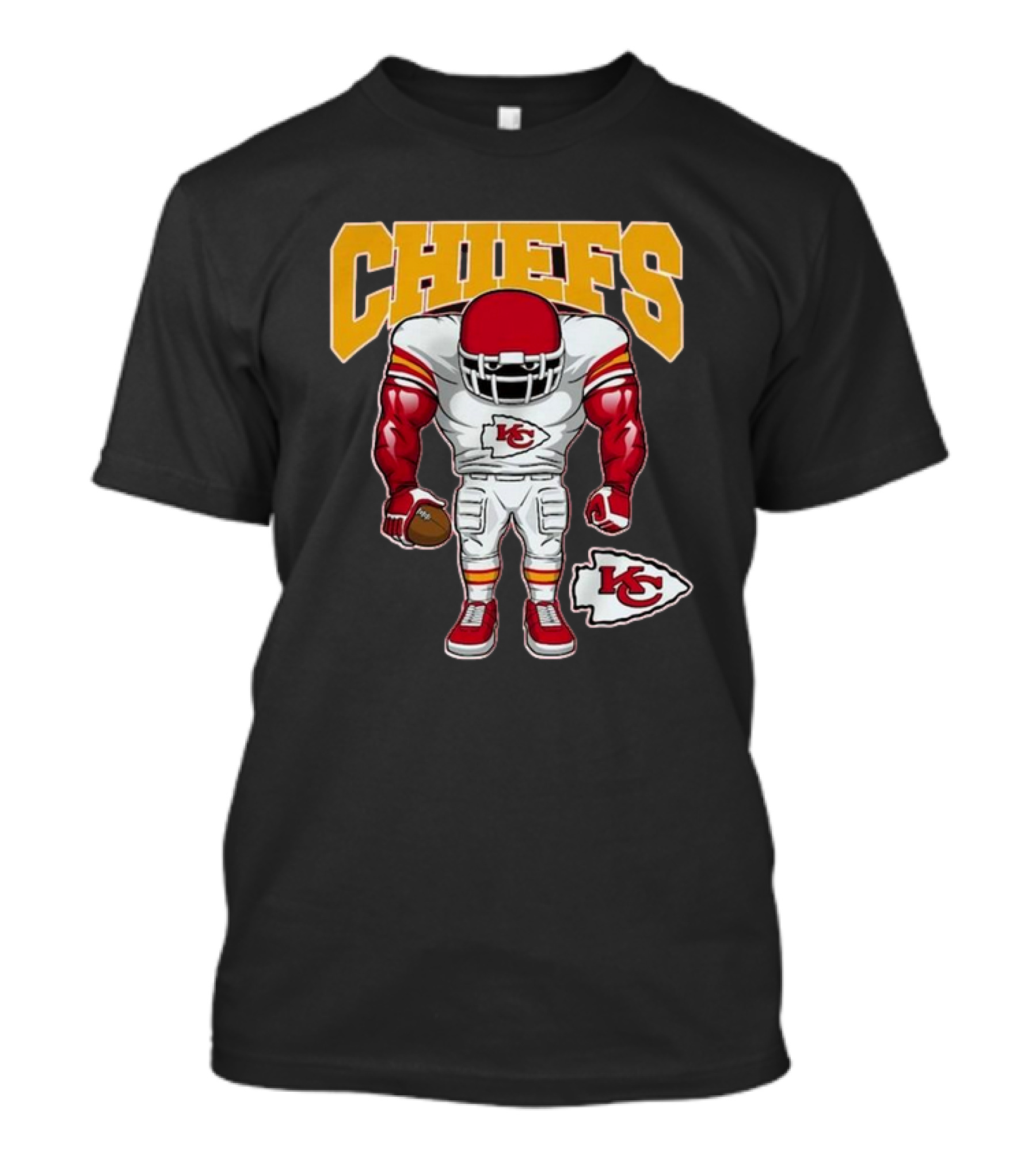 Kansas City Chiefs Brute Squad Football Player T-Shirt
