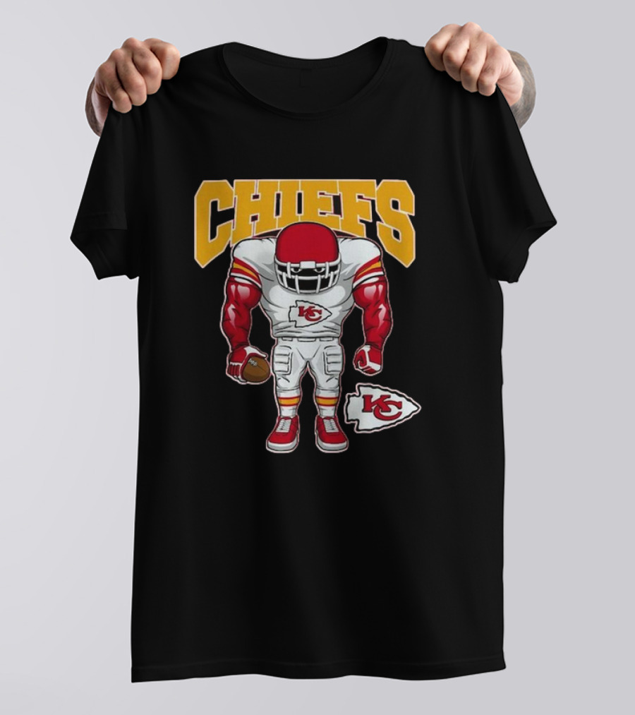 Kansas City Chiefs Brute Squad Football Player T-Shirt