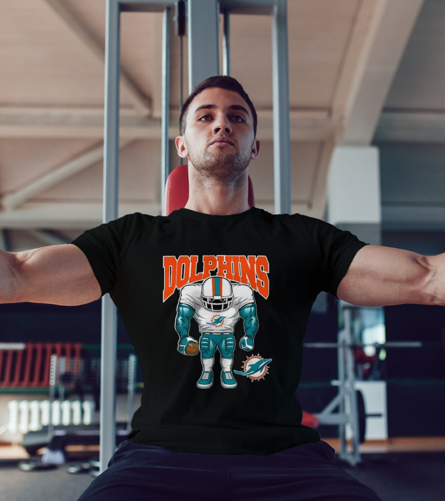 Miami Dolphins Brute Squad NFL Football Player T-Shirt