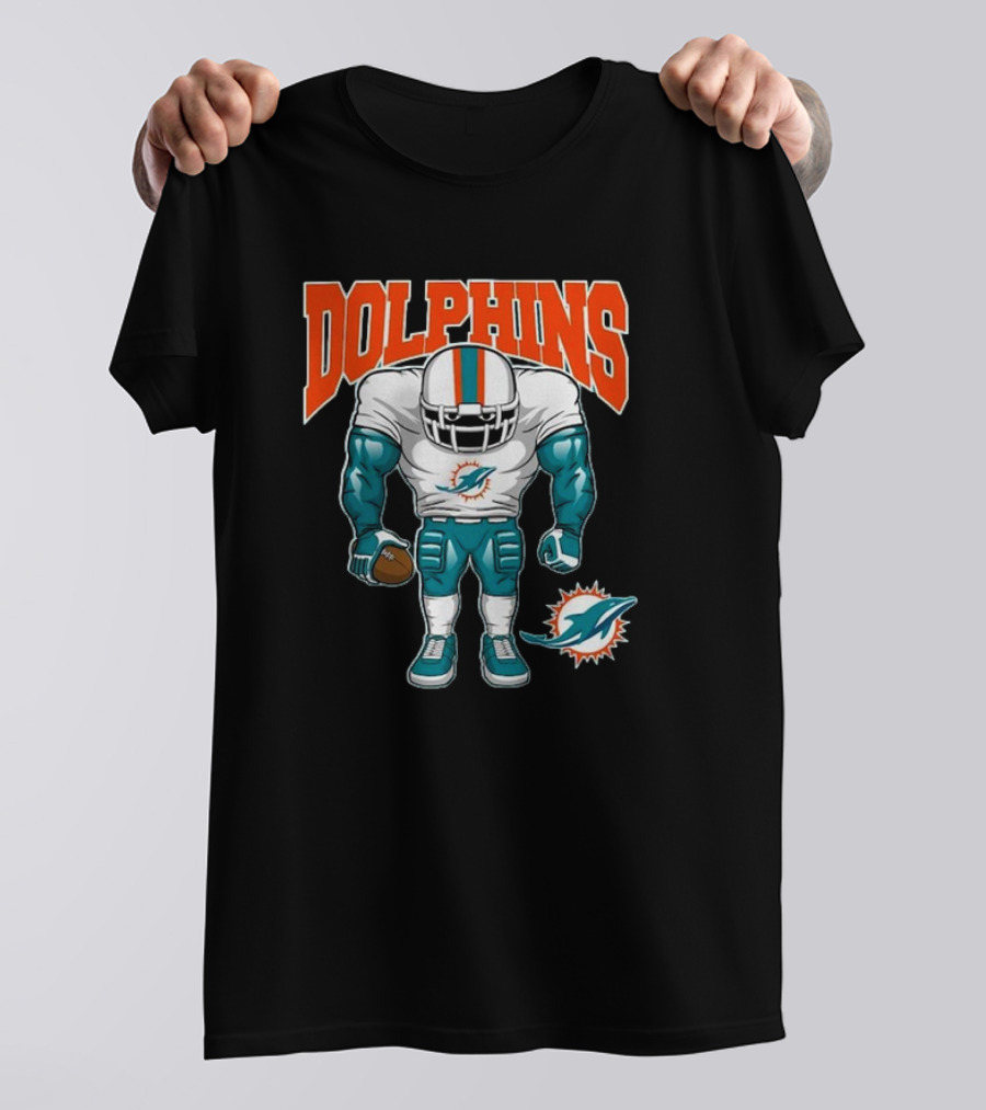 Miami Dolphins Brute Squad NFL Football Player T-Shirt