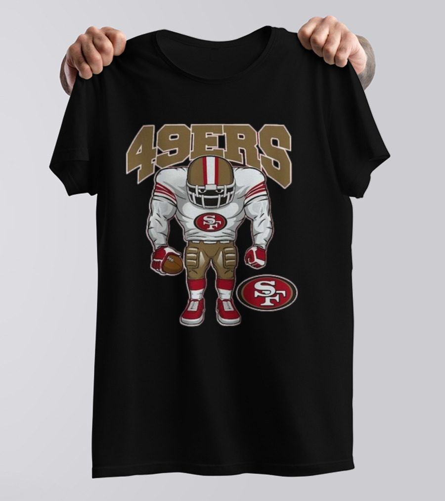 49ers NFL San Francisco 49ers Scarlet Brute Squad T-Shirt