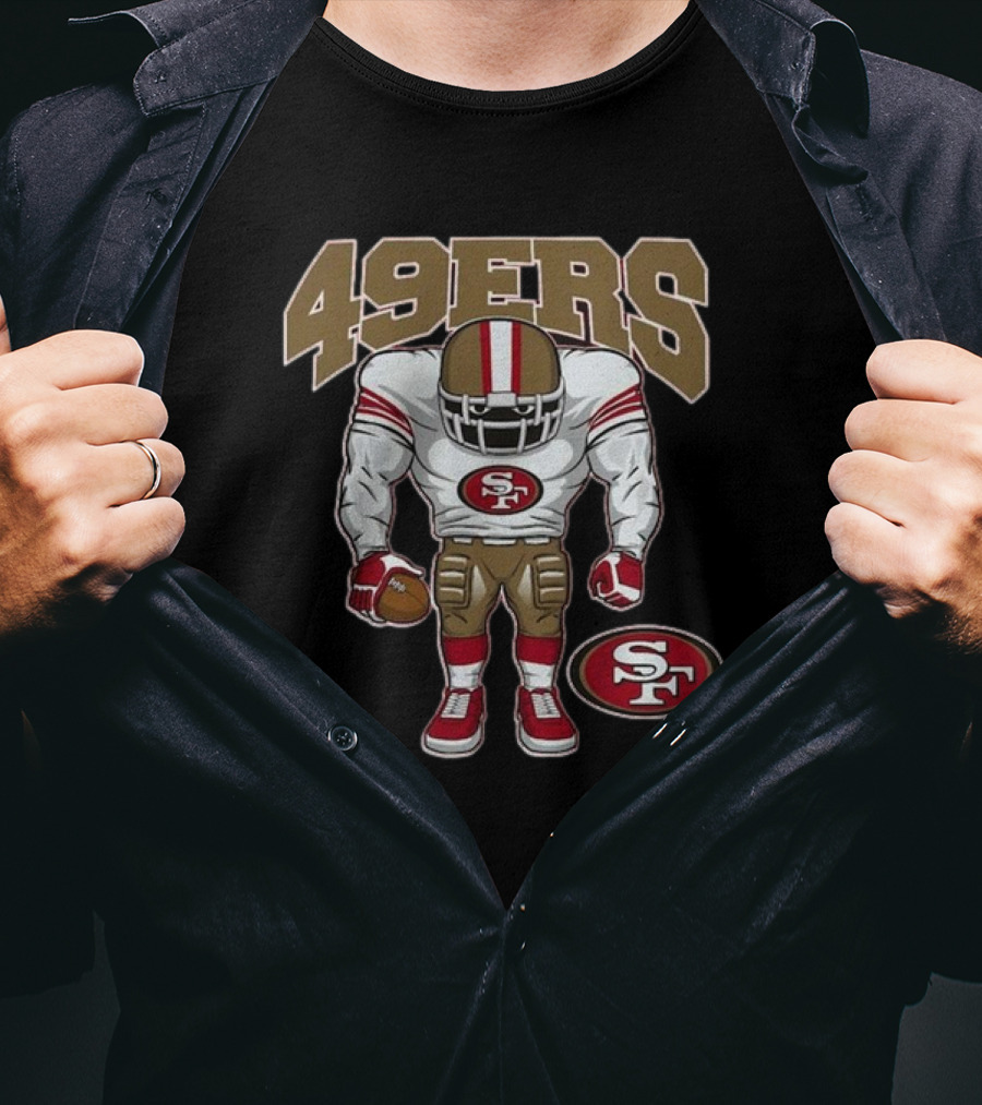 49ers NFL San Francisco 49ers Scarlet Brute Squad T-Shirt