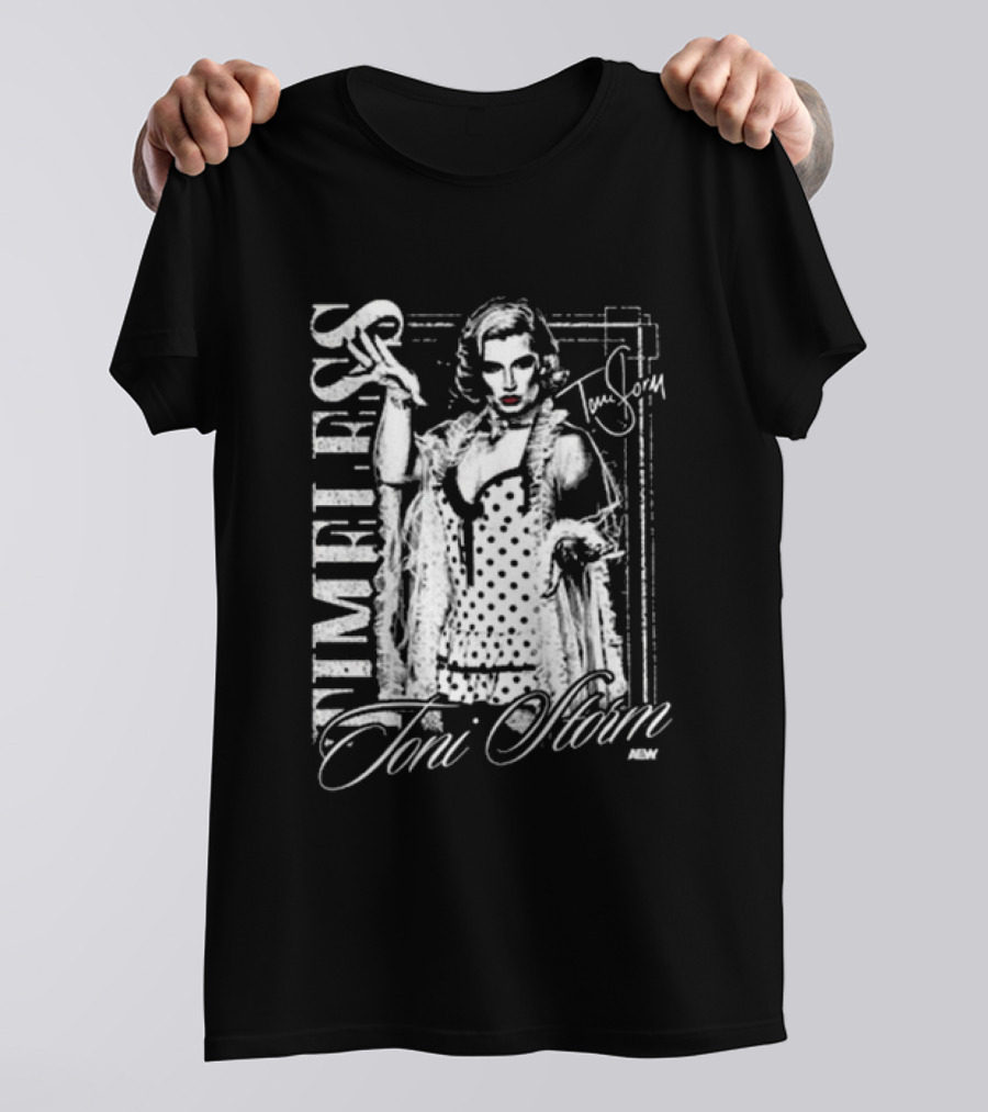 Toni Storm Timeless Glamour NEW Vintage Polka Dot T-Shirt