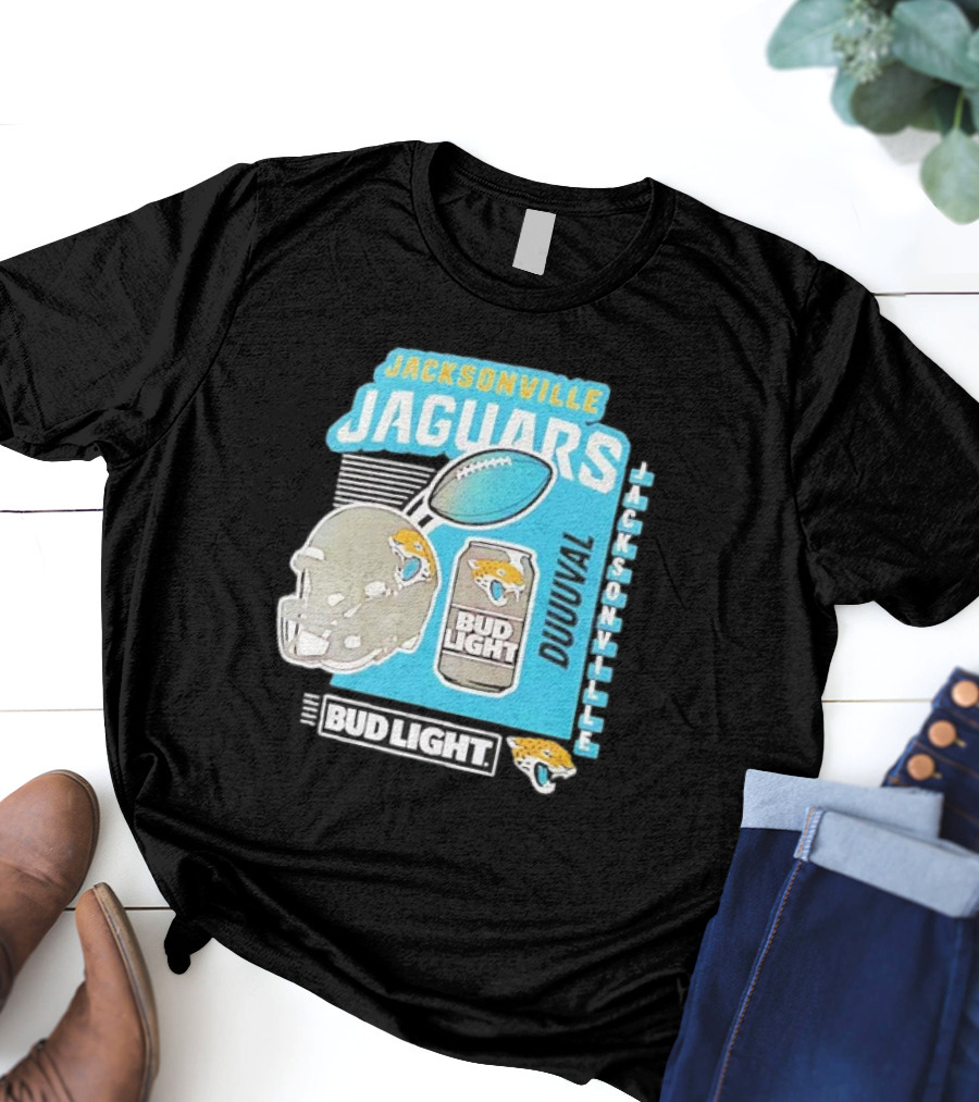 Jacksonville Jaguars Bud Light Football Duuuval Jacksonville T-Shirt