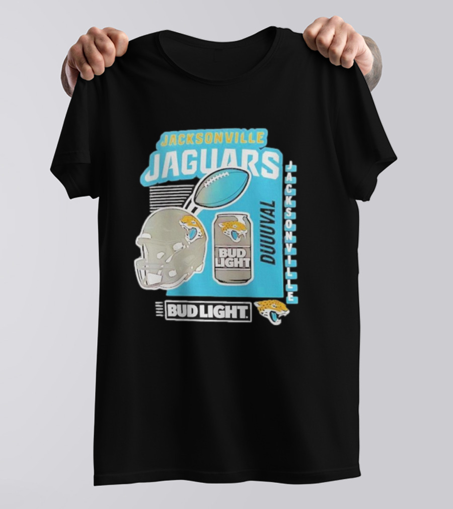 Jacksonville Jaguars Bud Light Football Duuuval Jacksonville T-Shirt