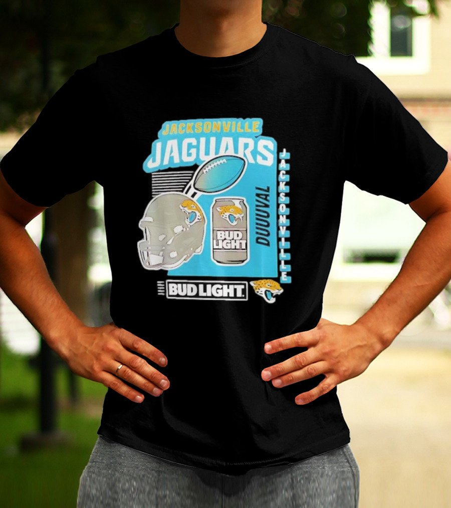 Jacksonville Jaguars Bud Light Football Duuuval Jacksonville T-Shirt
