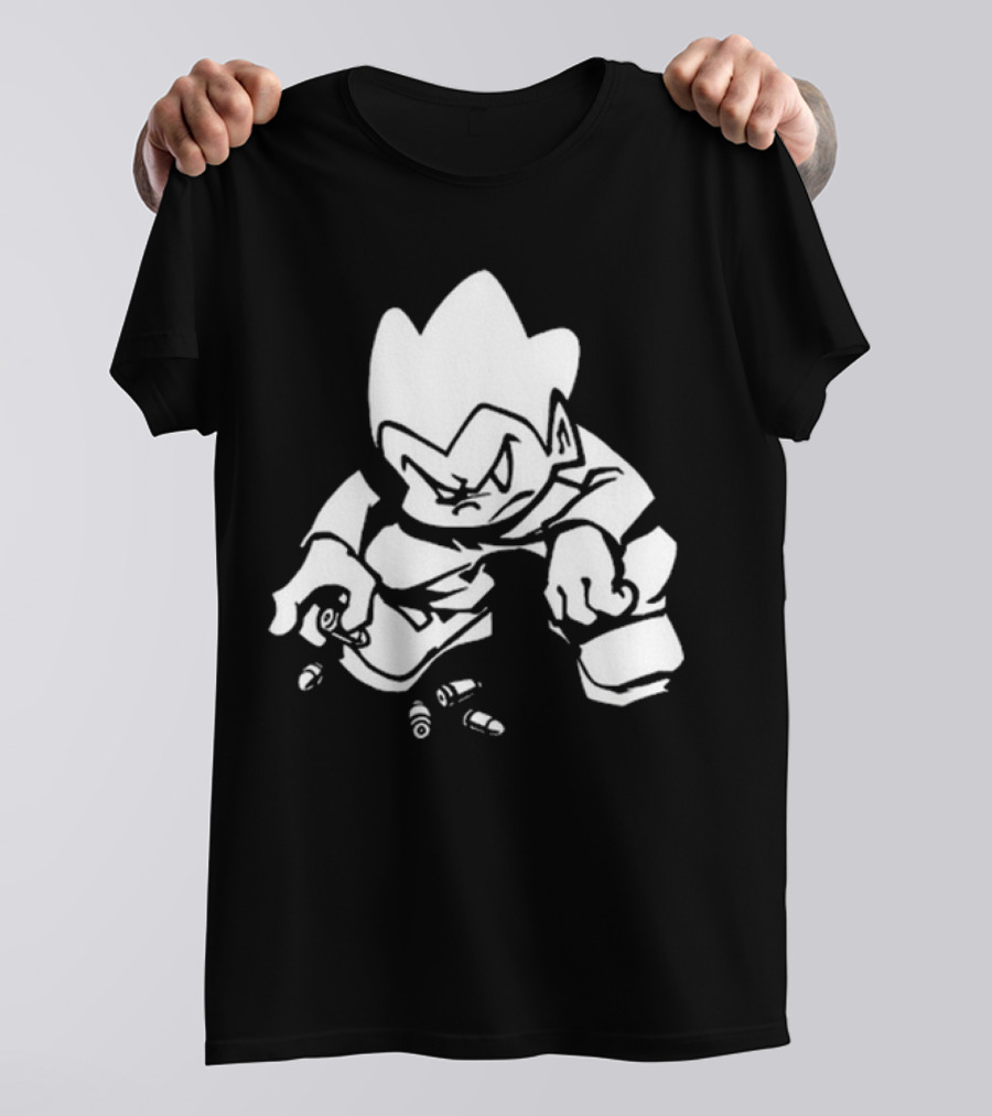 Needlejuice Records FNF Lowkey Pico Character With Bullets T-Shirt