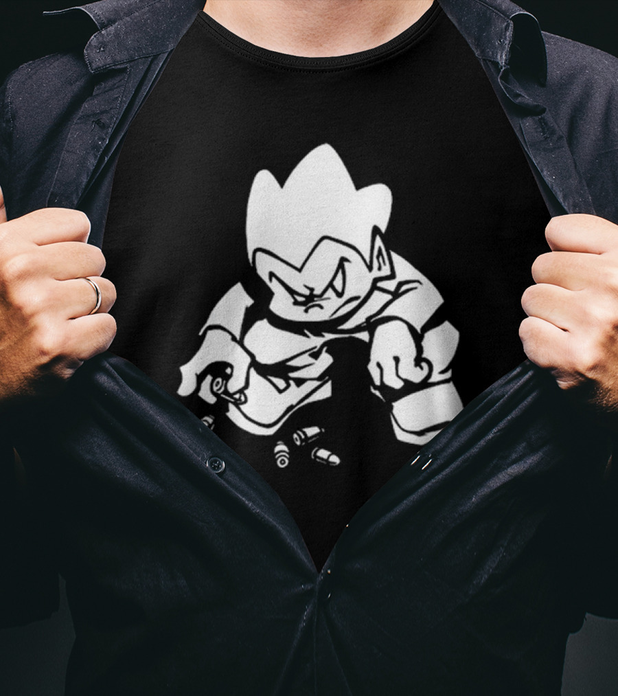 Needlejuice Records FNF Lowkey Pico Character With Bullets T-Shirt