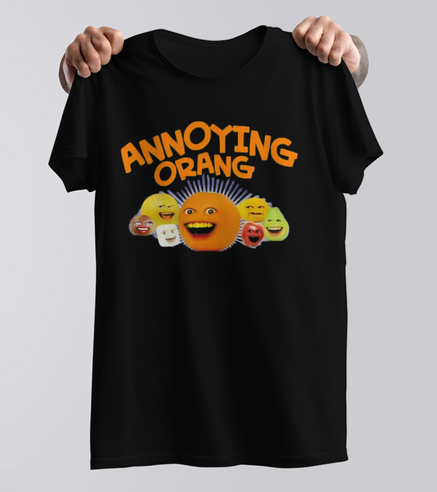 Annoying Orange Characters Faces Smile T-Shirt