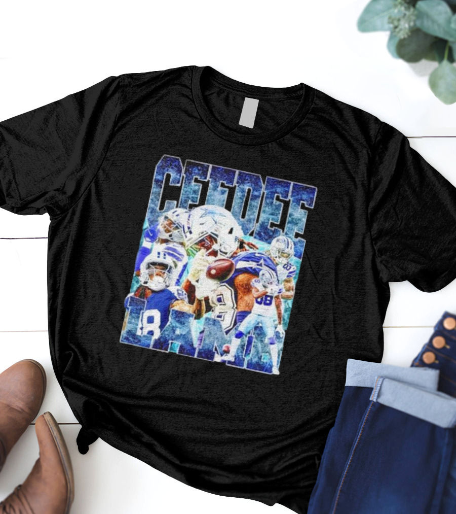 Dallas Cowboys CeeDee Lamb 88 Retro 90s NFL Football T-Shirt