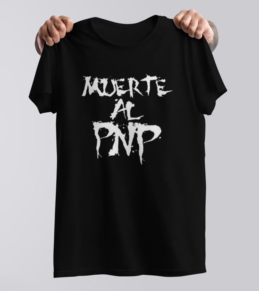 TachyVelez Muerte Al PNP Black T-Shirt