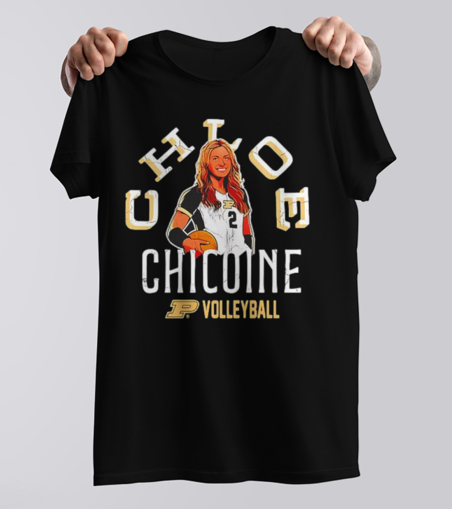 Chloe Chicoine Purdue Volleyball Boilermakers Player T-Shirt