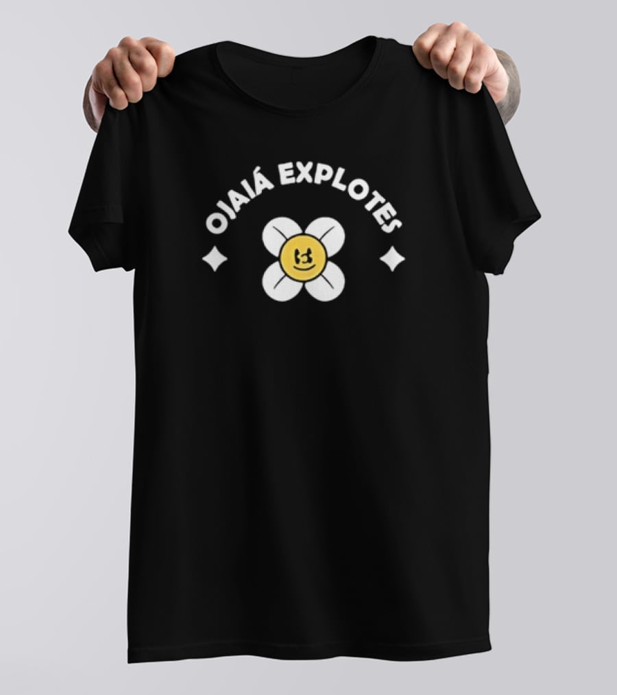 El Mariana Ojalá Explotes Smiling Flower T-Shirt