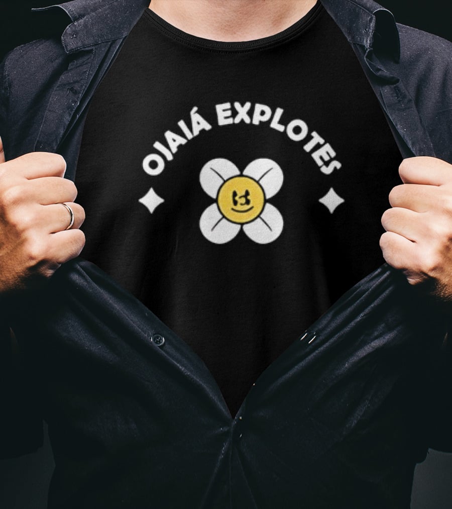 El Mariana Ojalá Explotes Smiling Flower T-Shirt