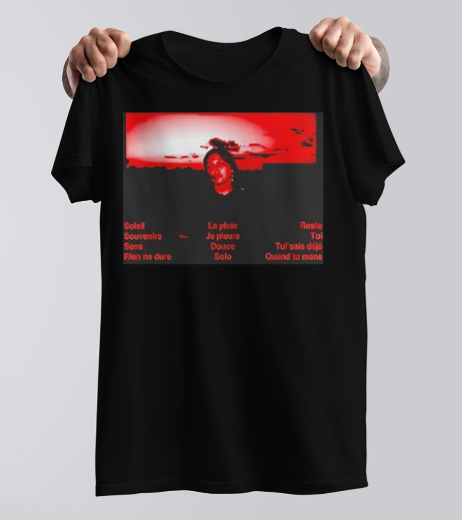 Manches Longues Solo Retro Soleil Souvenire Rien Ne Dure La Pluie Je Pleure Quand Tu Mens T-Shirt