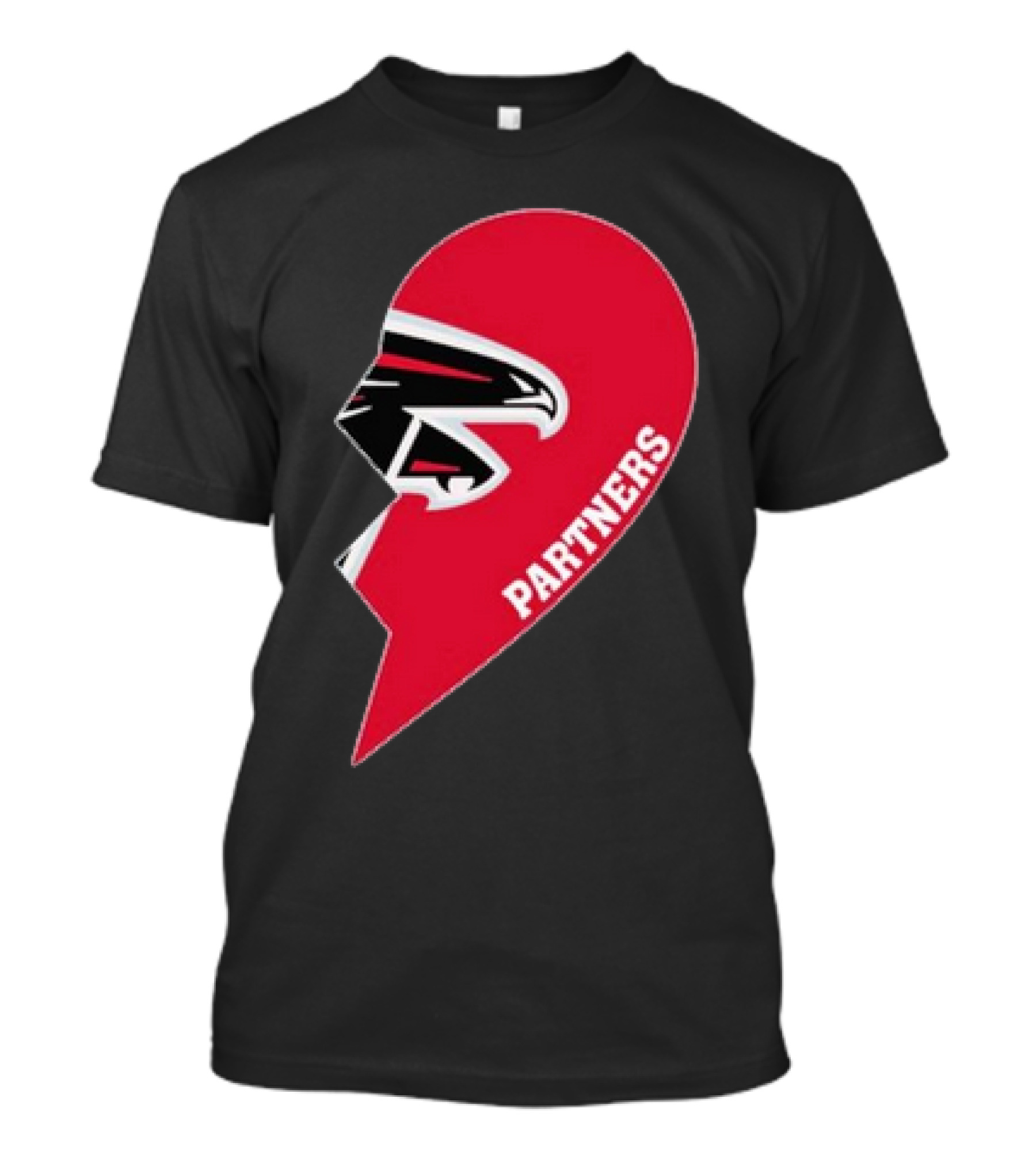Atlanta Falcons Half Heart Partners T-Shirt