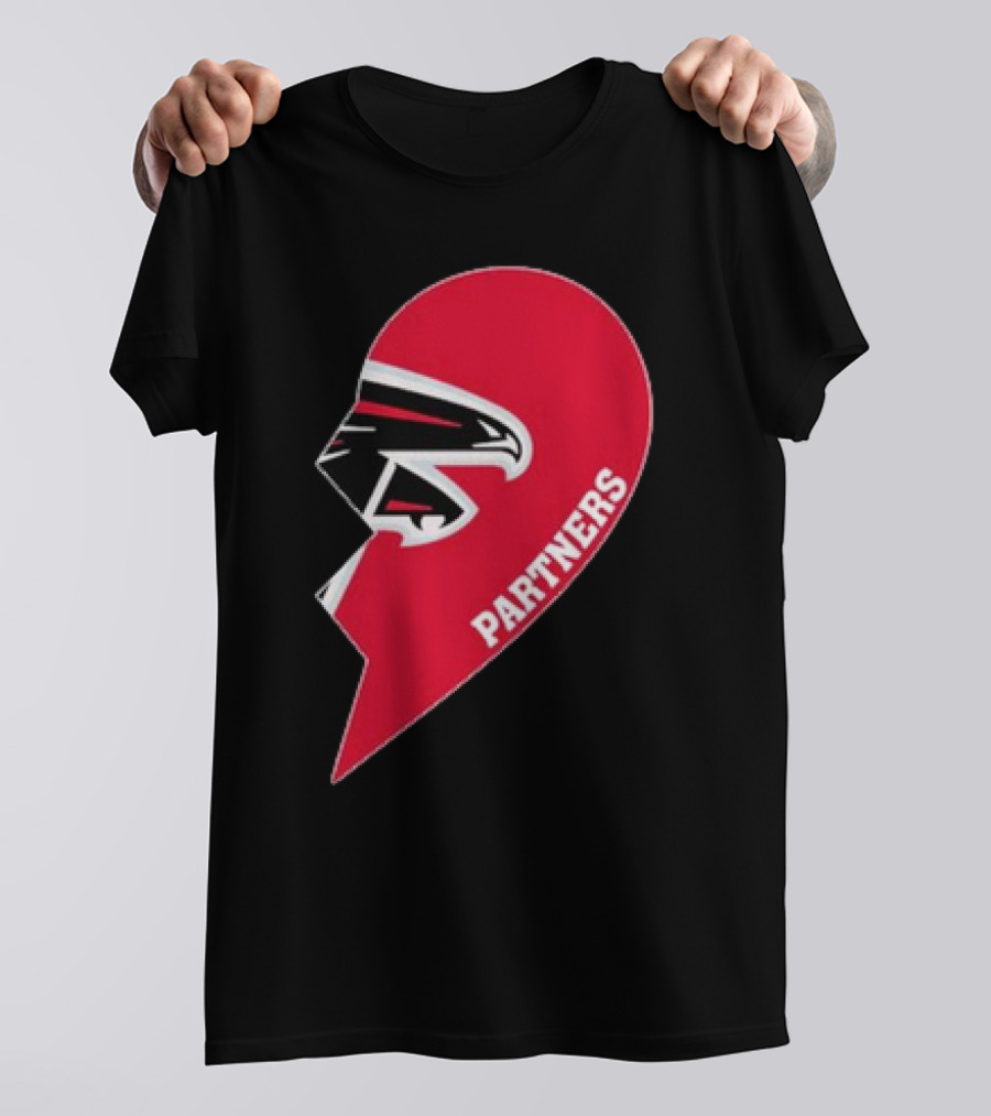 Atlanta Falcons Half Heart Partners T-Shirt