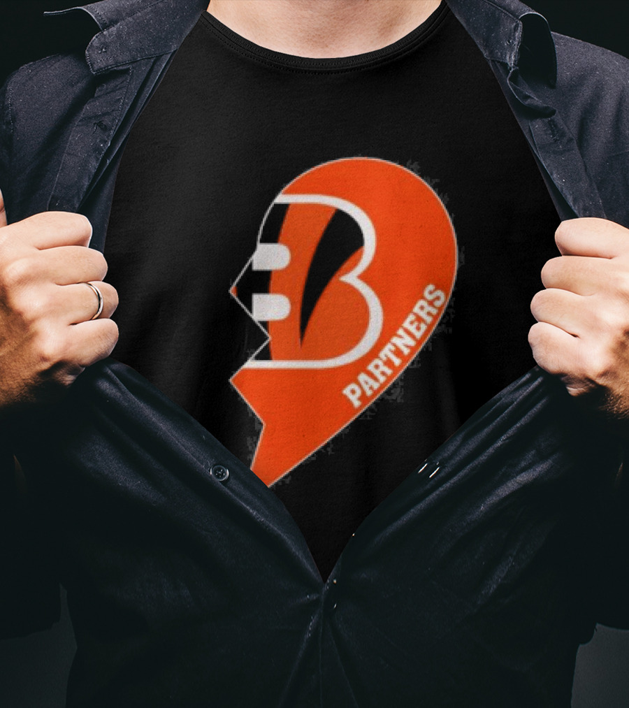 Cincinnati Bengals Partners Heart B T-Shirt
