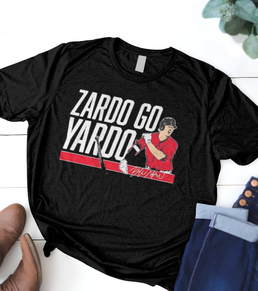 Kyle Manzardo Zardo Go Yardo Baseball Cleveland Guardians T-Shirt