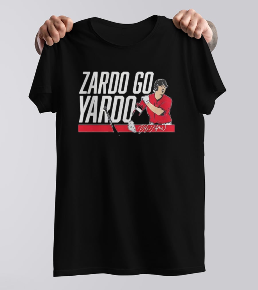 Kyle Manzardo Zardo Go Yardo Baseball Cleveland Guardians T-Shirt