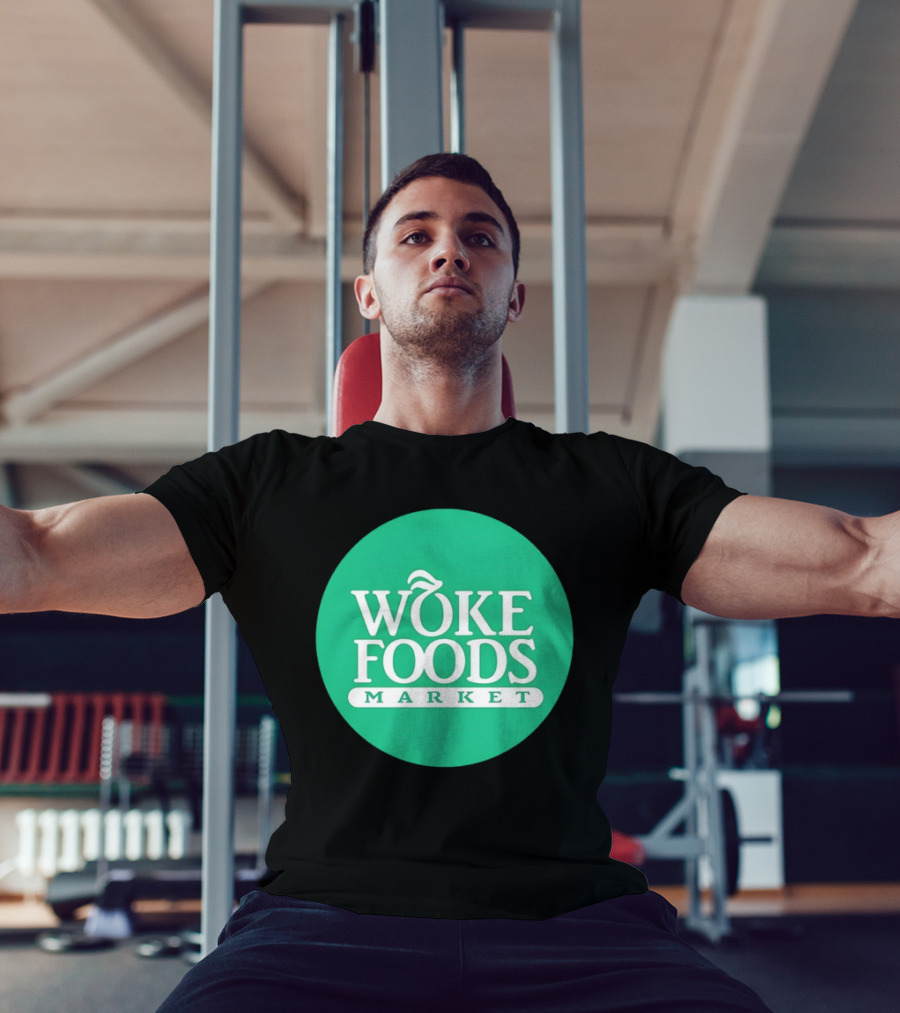 Woke Foods Market Green Circle T-Shirt