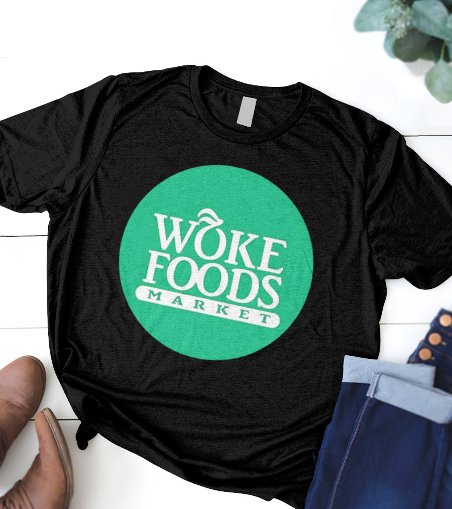 Woke Foods Market Green Circle T-Shirt